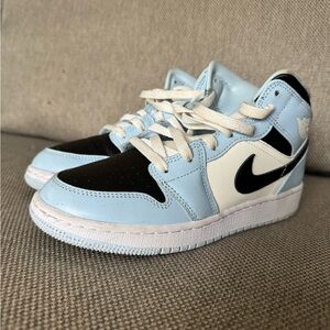 Nike Air Jordan Light Blue and Black Sneakers